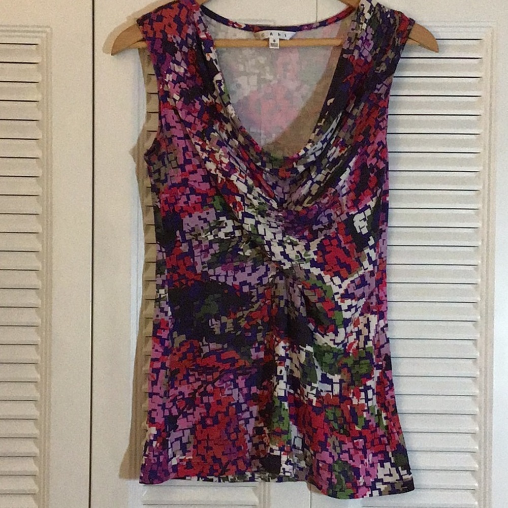 CAbi drape neck top - S